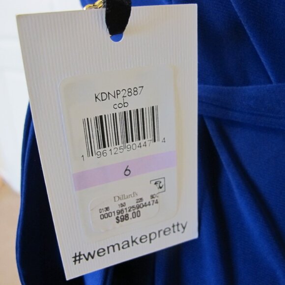 NWT Kensie Women's Sleeveless Blue Dress Size 6 NEW - Picture 3 of 5